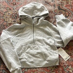 New with Tag Lululemon scuba oversized 1/2 zip hoodie small / x-small ret. $118